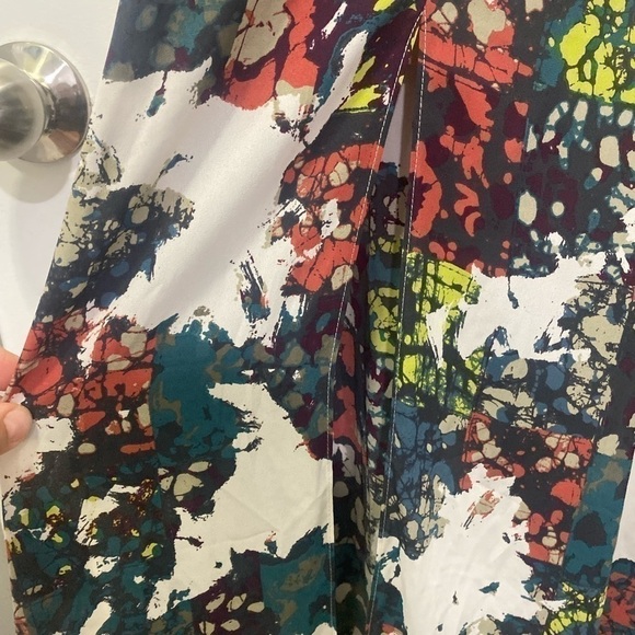 Bcbg Max Azria Kelley Off-the-Shoulder Halter Maxi Dress Sz 02 - Picture 6 of 9
